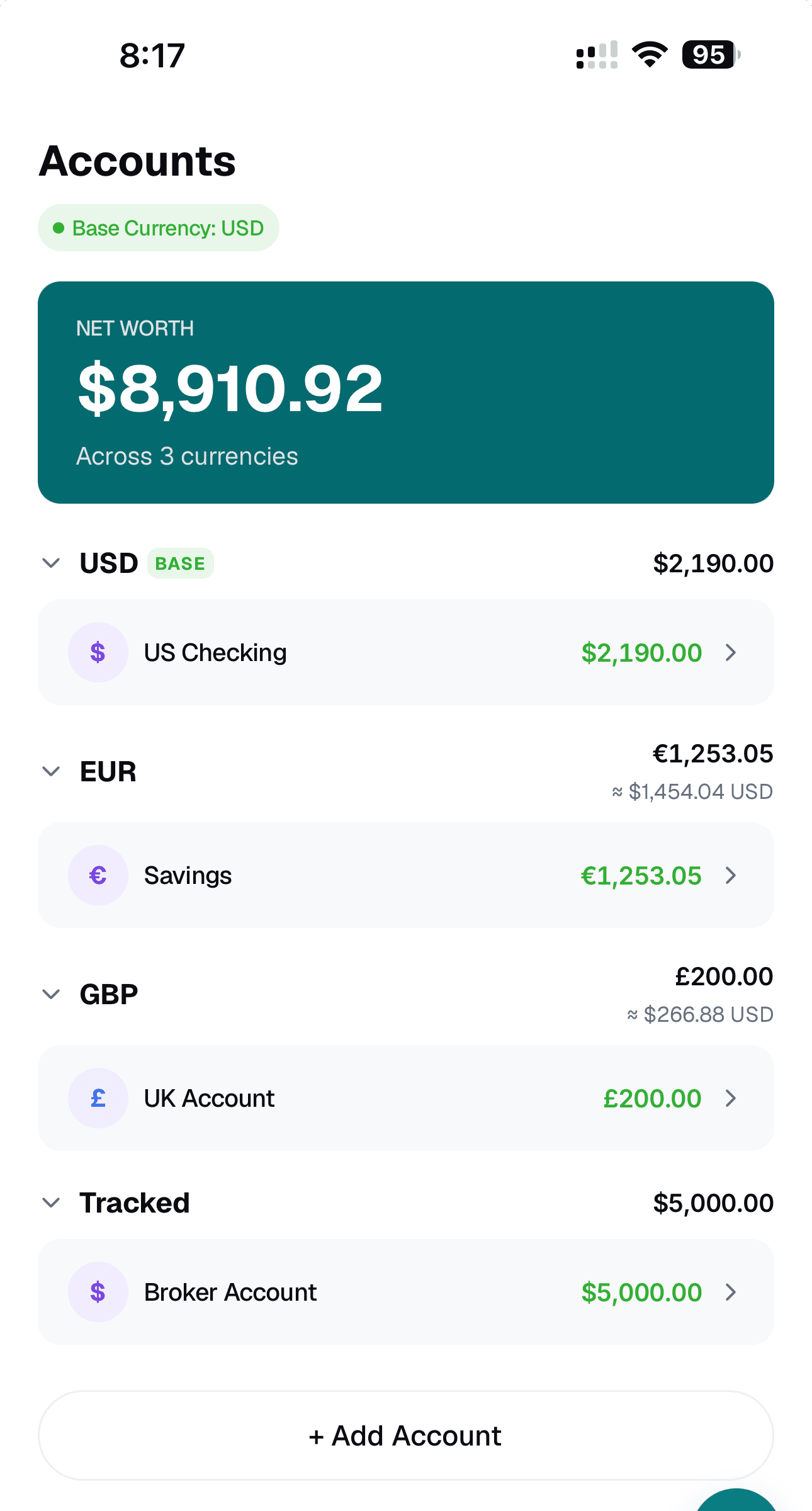 Multi-currency by design